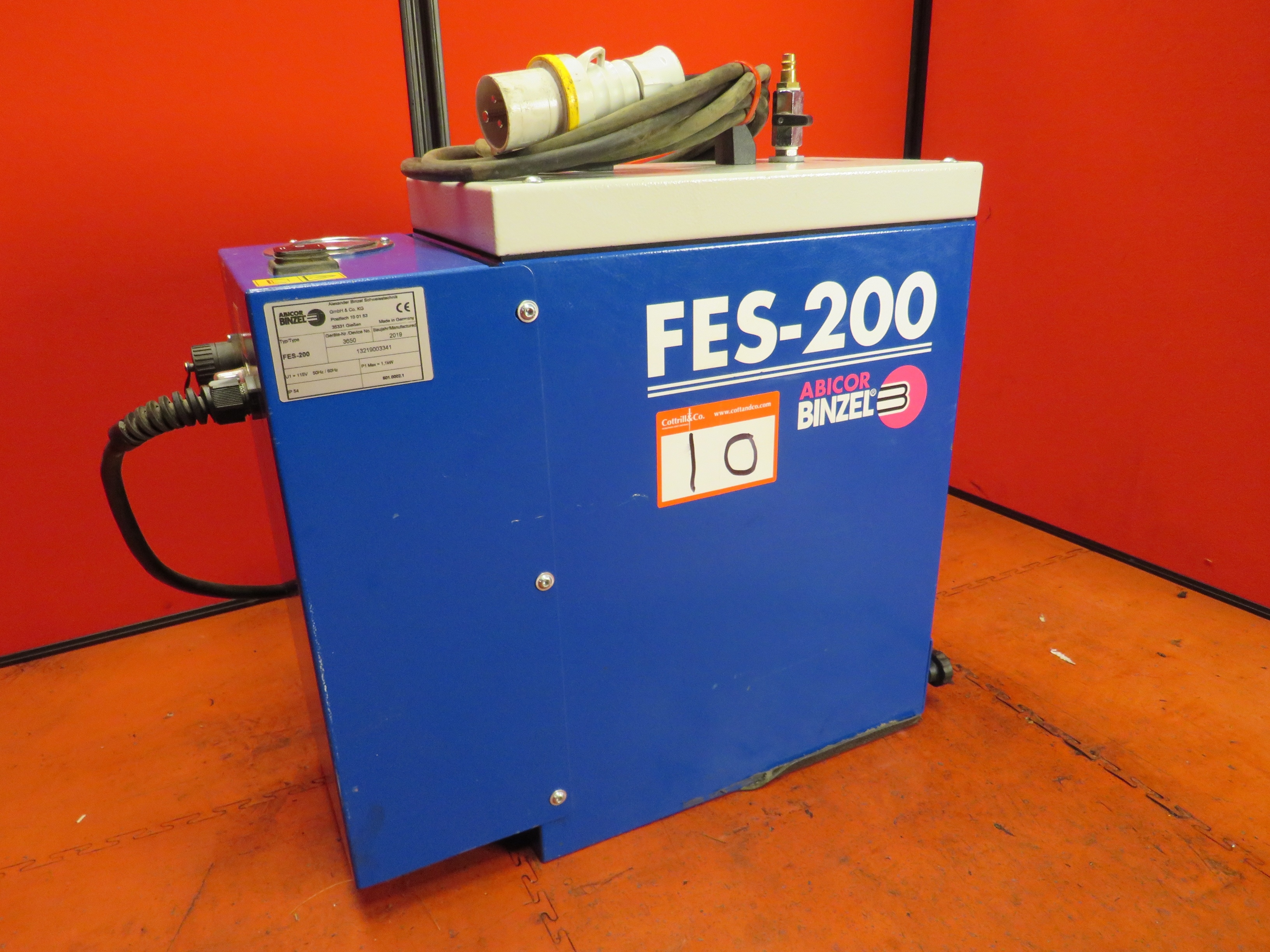 (3) x Binzel FES-200 Fume Extraction System including (3) x Binzel Rab Grip 25AK 4mtr Torch