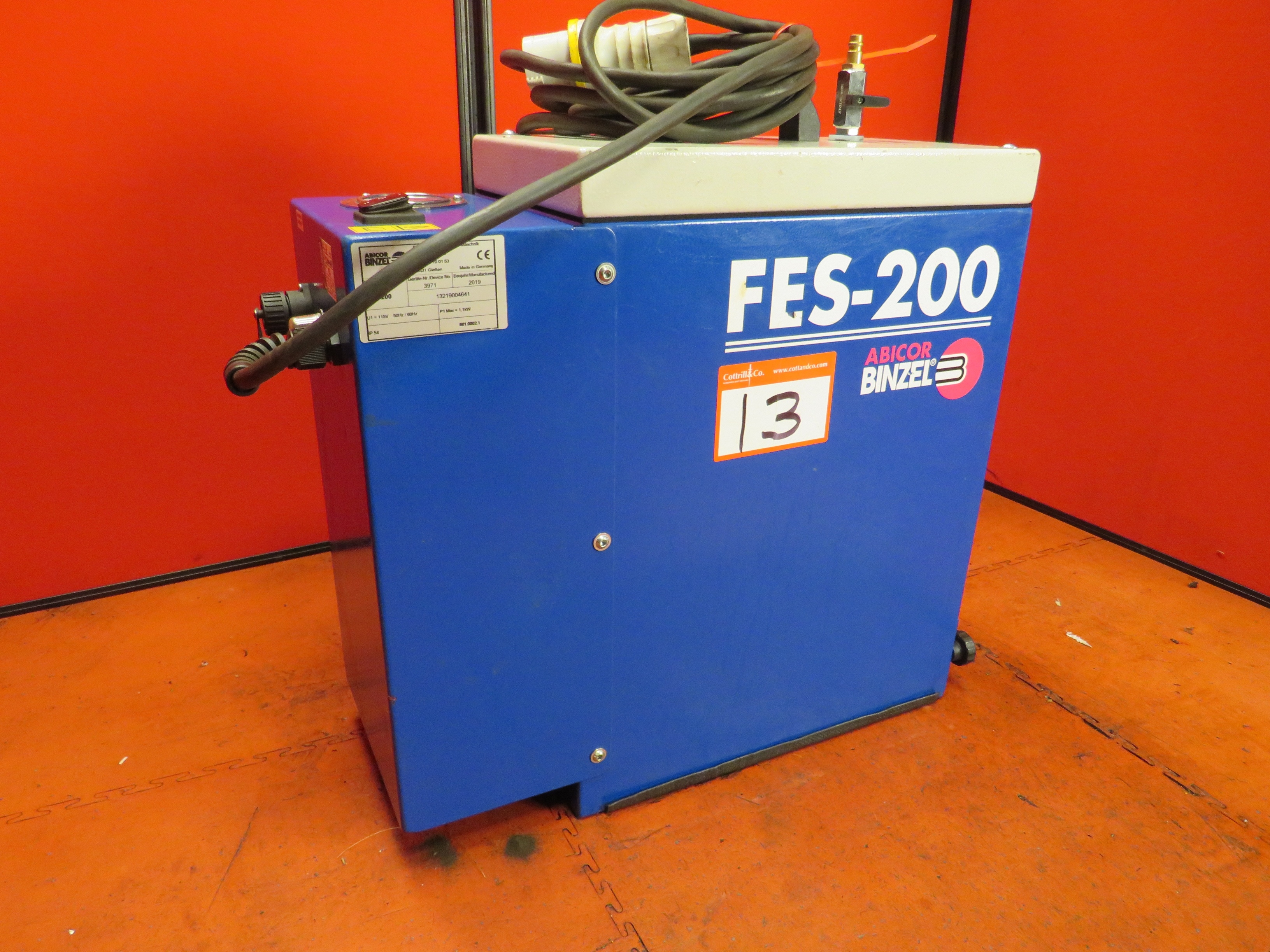 (4) x Binzel FES-200 Fume Extraction System including (4) x Binzel Rab Grip 25AK 4mtr Torch