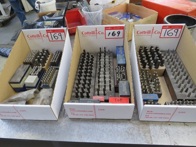 Qty of Letter and Number Stamps