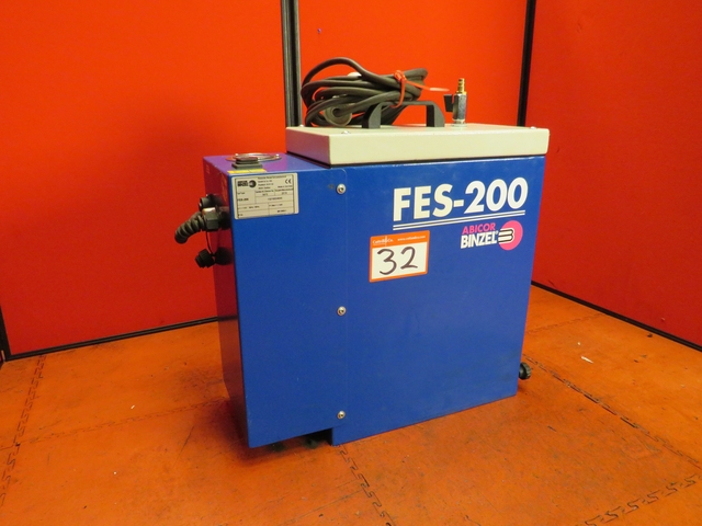 (2) FES-200 Abicor Binzel Welding Extractors including (2) x Binzel Rab Grip 25AK 4mtr Torch