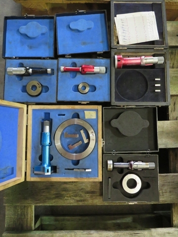 Qty of Bowers Metric Bore Gauges