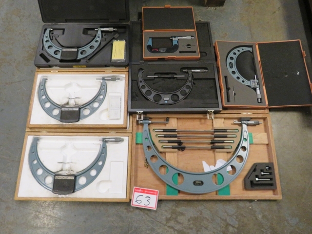 Qty of Outside Metric Micrometers