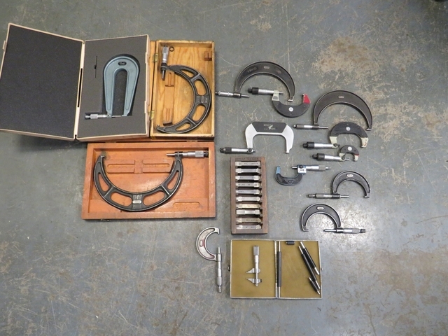 Qty of Imperial & Metric Outside Micrometers