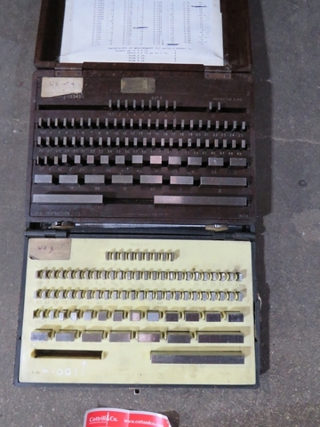 (2) Boxes of Imperial Slip Gauges