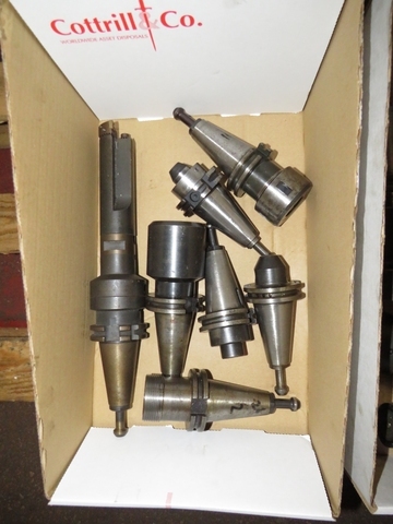 (4) Boxes of CAT40 Tooling