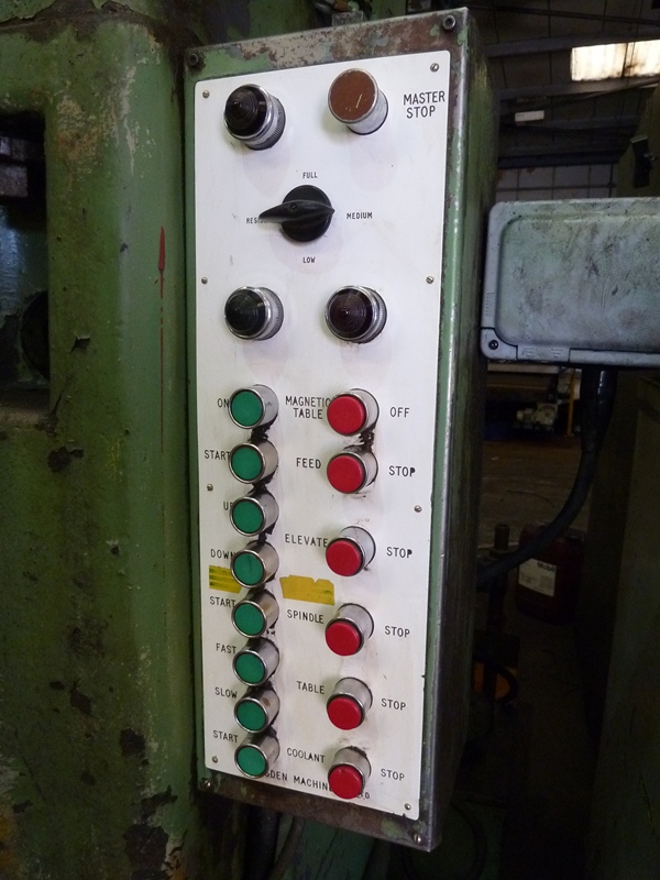 Lumsden Model 92ML Vertical Spindle Rotary Table Surface Grinder