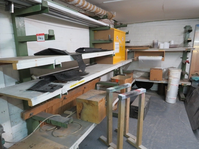 Steel Racks 4 Legs (Excluding Contents)