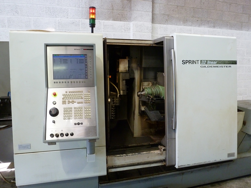 Gildemeister Sprint 32 Linear Twin Spindle, 6 & 2 Axis Turning Centre