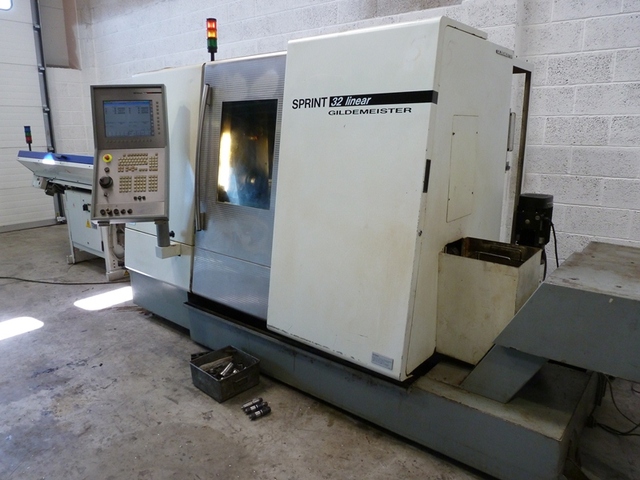 Gildemeister Sprint 32 Linear Twin Spindle, 6 & 2 Axis Turning Centre