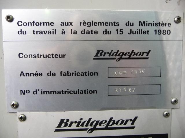 Bridgeport VMC800/22 Vertical Machining Centre