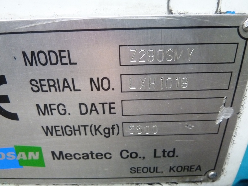 Doosan Z290MSY 8-Axis Twin Spindle, Twin Turret Multi Axis Milling/Turning Centre