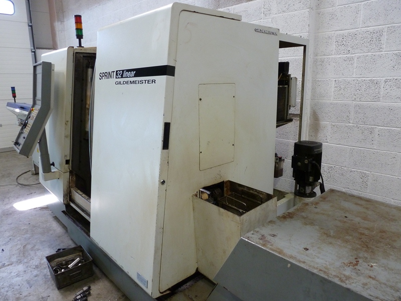 Gildemeister Sprint 32 Linear Twin Spindle, 6 & 2 Axis Turning Centre