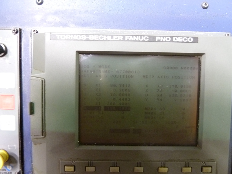 Tornos Deco 2000/26 Multi Axis Sliding Head CNC Lathe