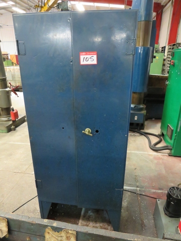 Cabinet with Qty CAT40 Tooling and Boring Head