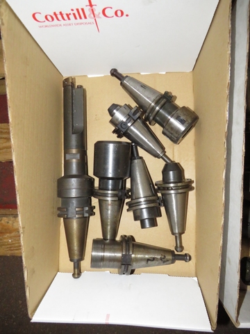 (4) Boxes of CAT40 Tooling