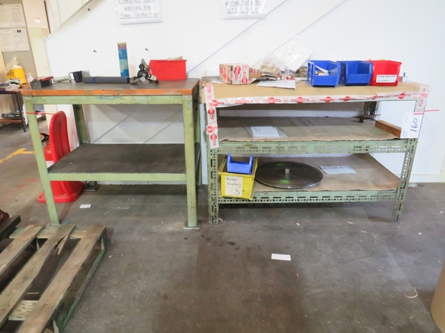 Qty of Benches and Mobile Trolley