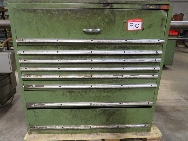 8 Drawer Polstore Cabinet with Qty of U Drills