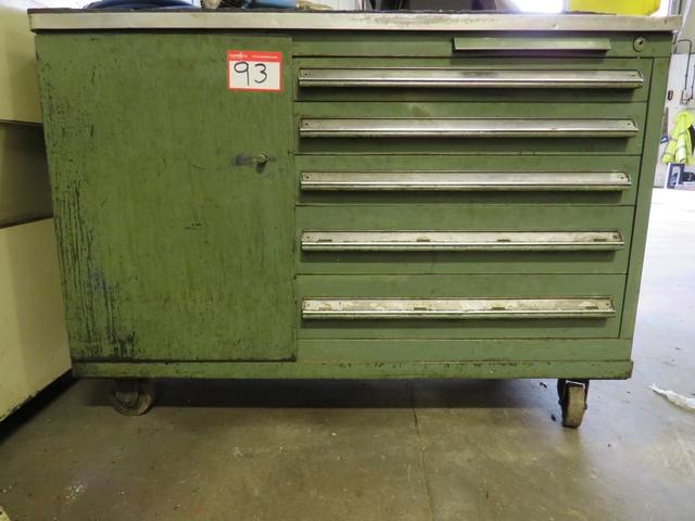 5 Drawer and 1 Door Cabinet with U Drills