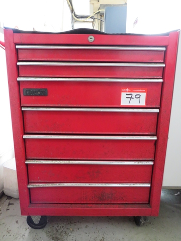 Clarke 6 Drawer Mobile Cabinet with Qty of Clamps