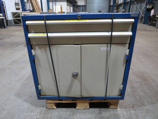 2 Drawer and 1 Door Cabinet