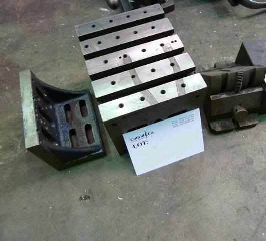 (1) Slotted Cube 7’’ x 9’, (1) Angle Plate 5’’ x 7’’