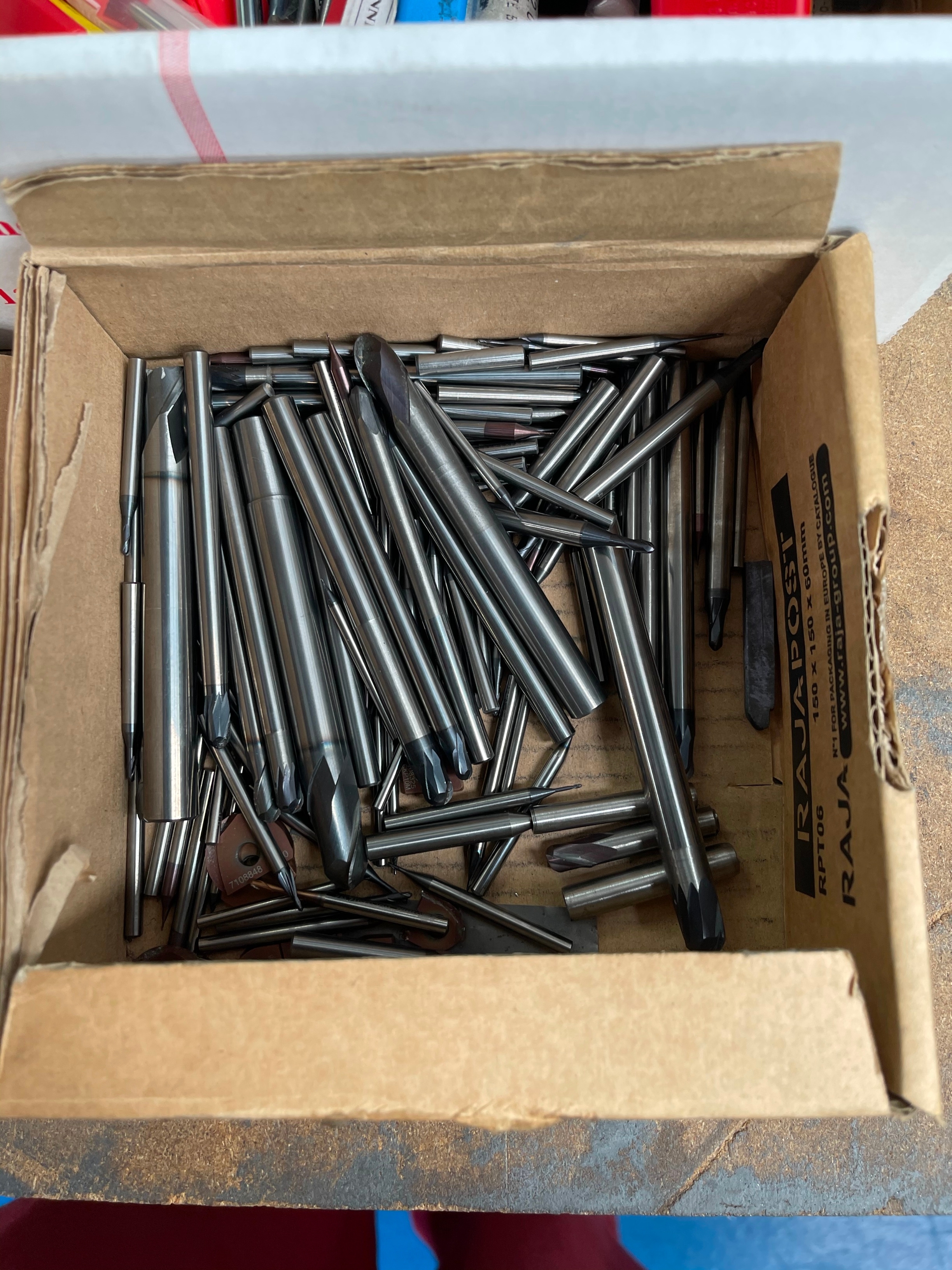 Qty of Assorted Carbide End Mills
