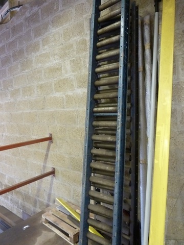 (3) Roller Conveyors