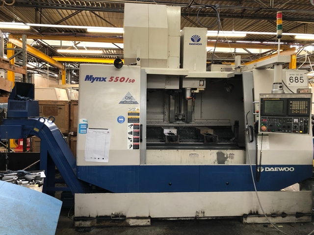 Daewoo Mynx 550/50 Vertical Machining Centre (2003)