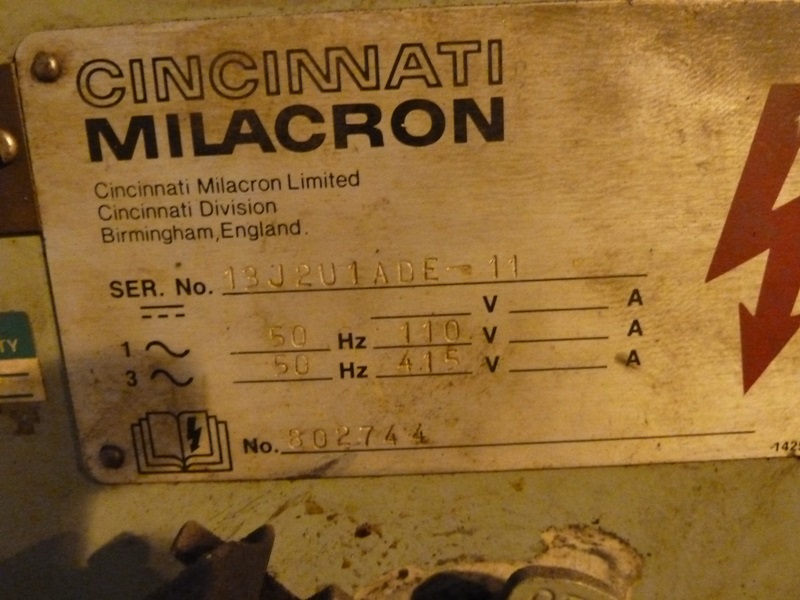 Cincinnati  Model 2U Milling Machine