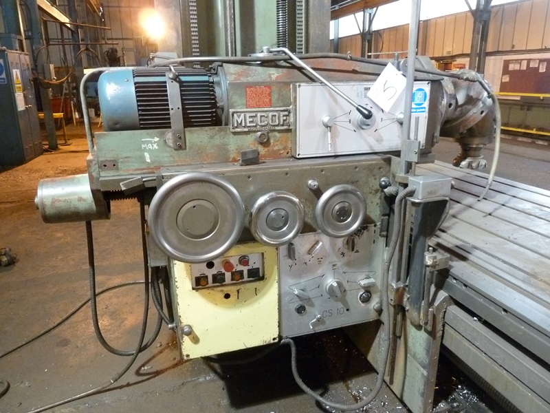 Mecof Model CS10 5m Fixed Bed Travelling Column Milling & Boring Machine