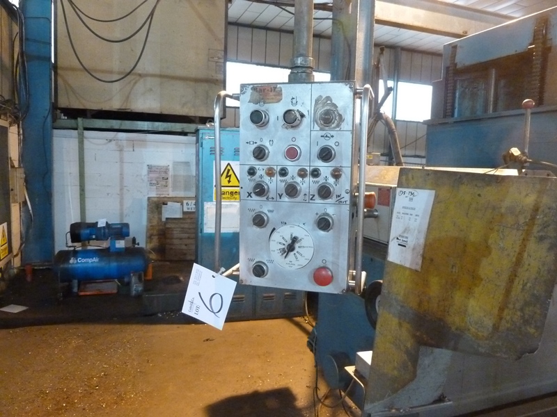 Butler Elga Mill Model CS10VA 4m Fixed Bed Travelling Column Milling & Boring Machine