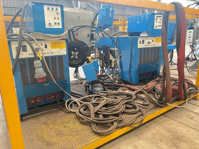 Air Liquide Megatrac 6 Tandem Sub Arc Welding Cart