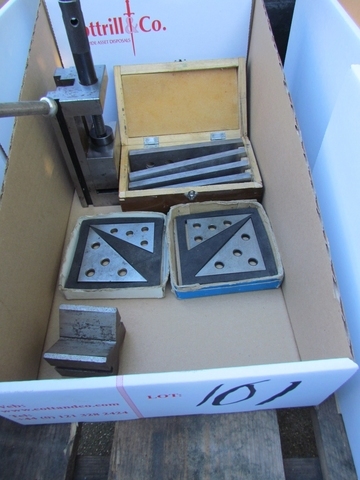 Toolmakers Vice, Parallels and Angle Plates