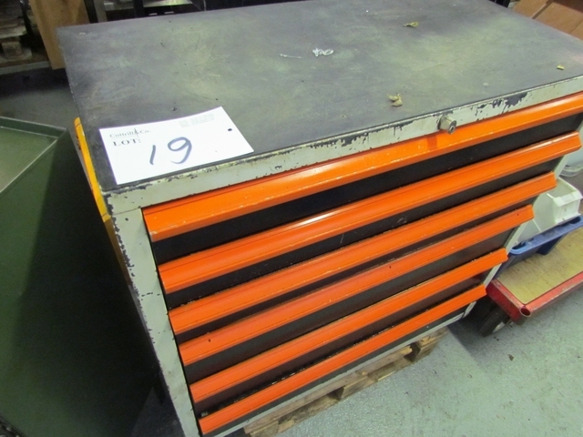 Tool Cabinet with Sliding Drawers