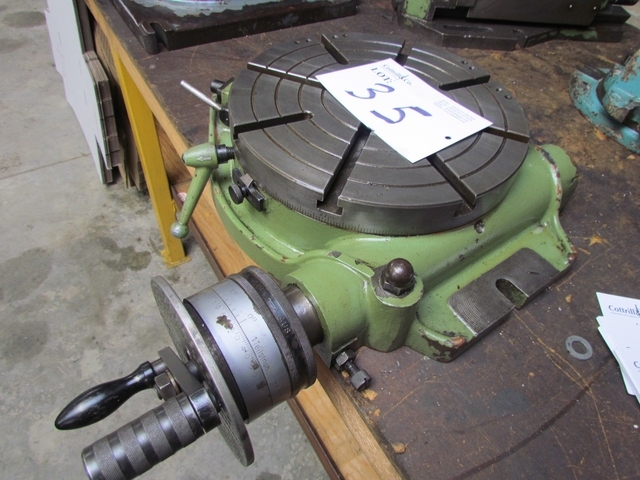 Rotary Table with Dividing Plate