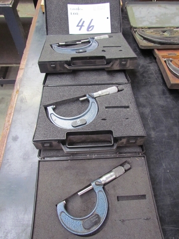 3 x Moore & Wright Micrometers