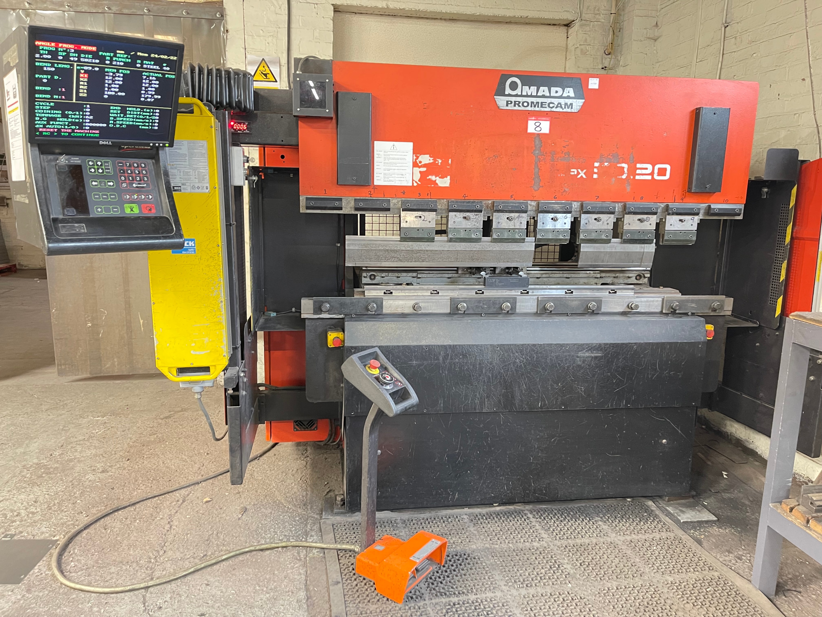 Amada APX 50-20, 7 Axis Press Brake Machine