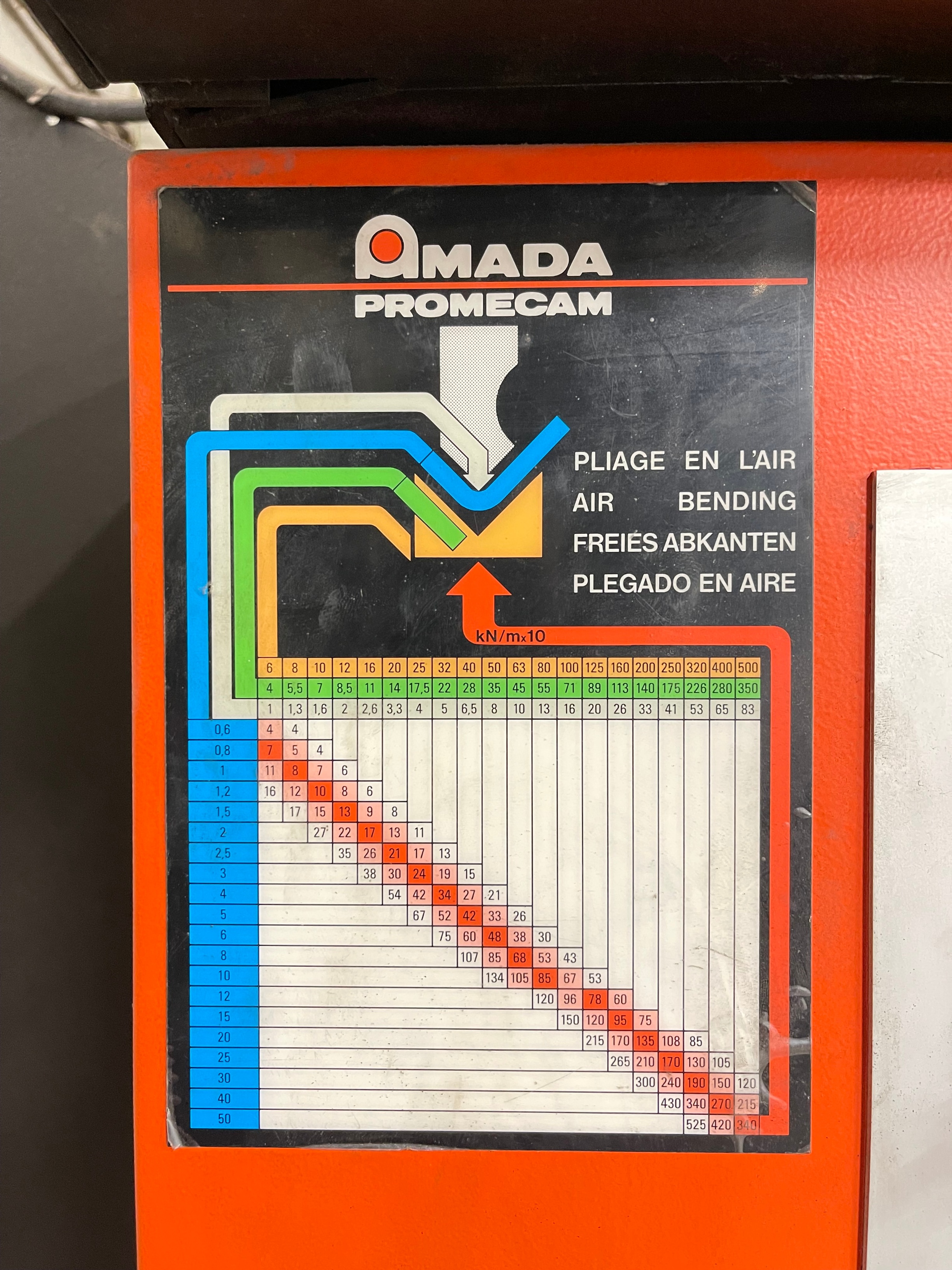 Amada APX 50-20, 7 Axis Press Brake Machine