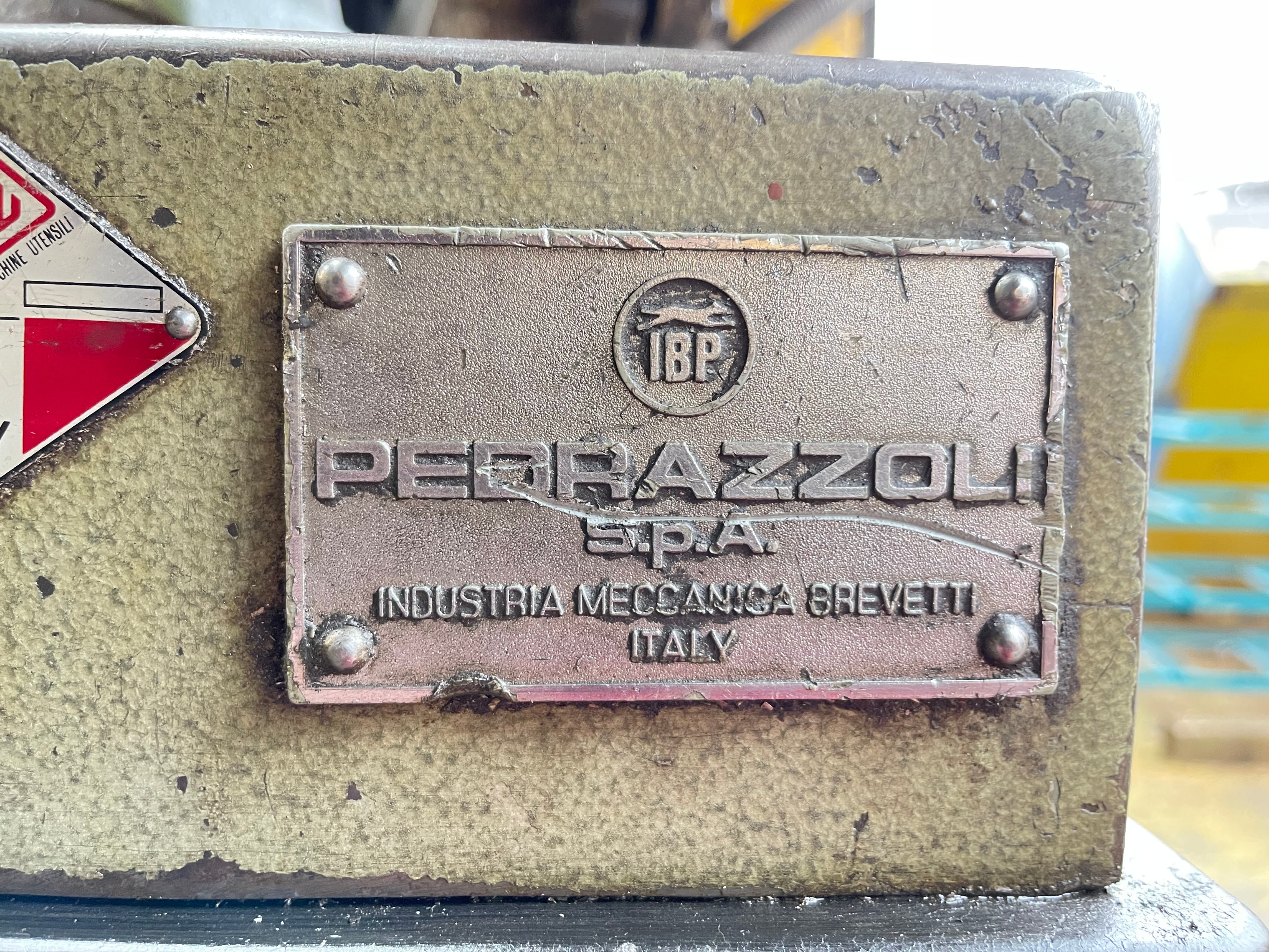 Pedrazzoli Mec Brown 75 Pull Down Cut Off Saw