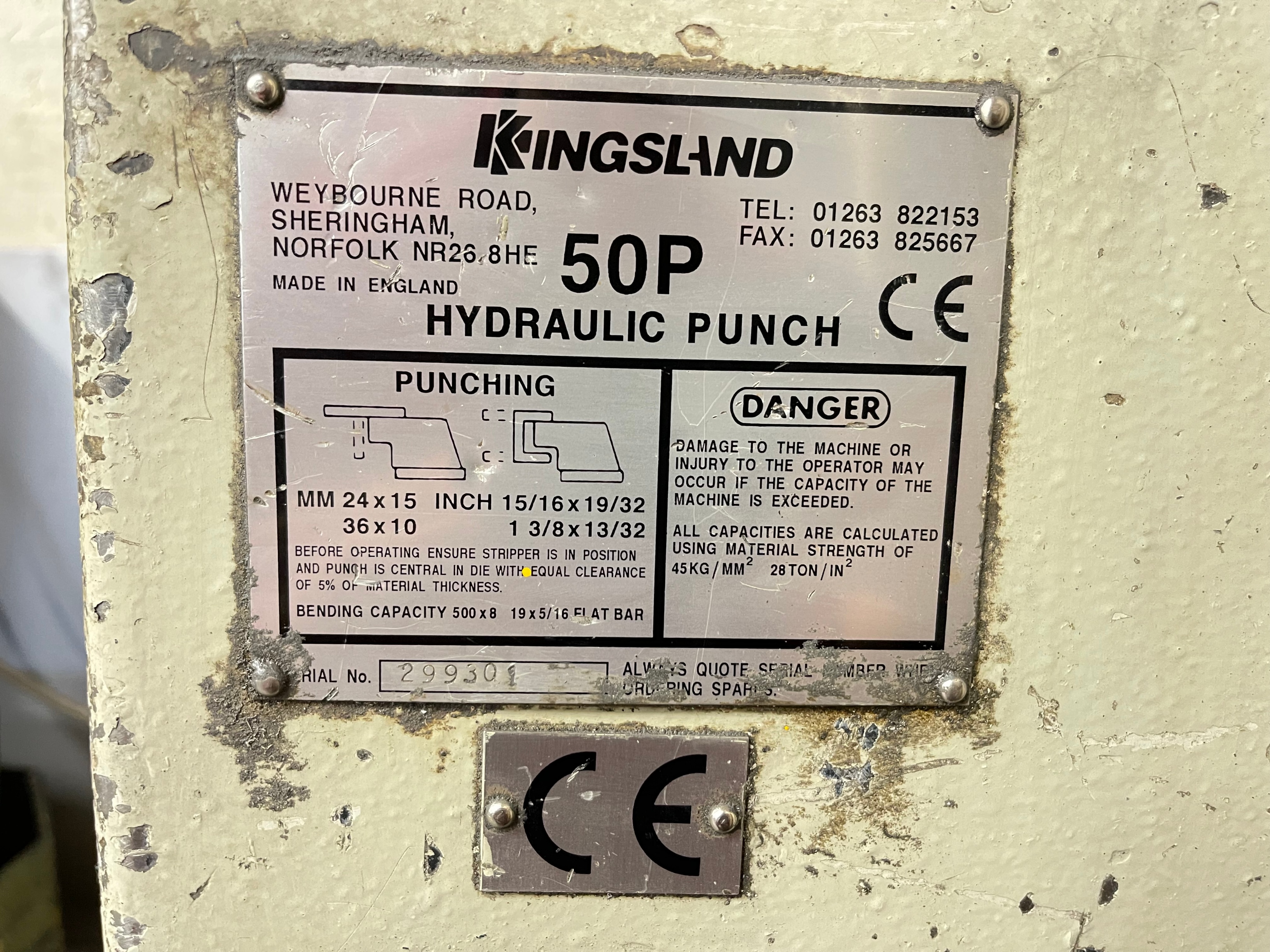 Kingsland 50P Hydraulic Punch