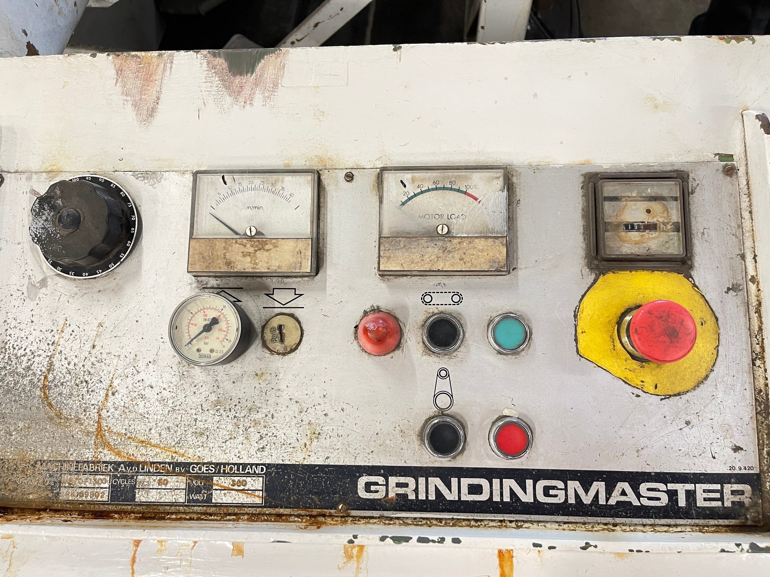 Linden MO/D-1300, Incl. Various Linishing Belts