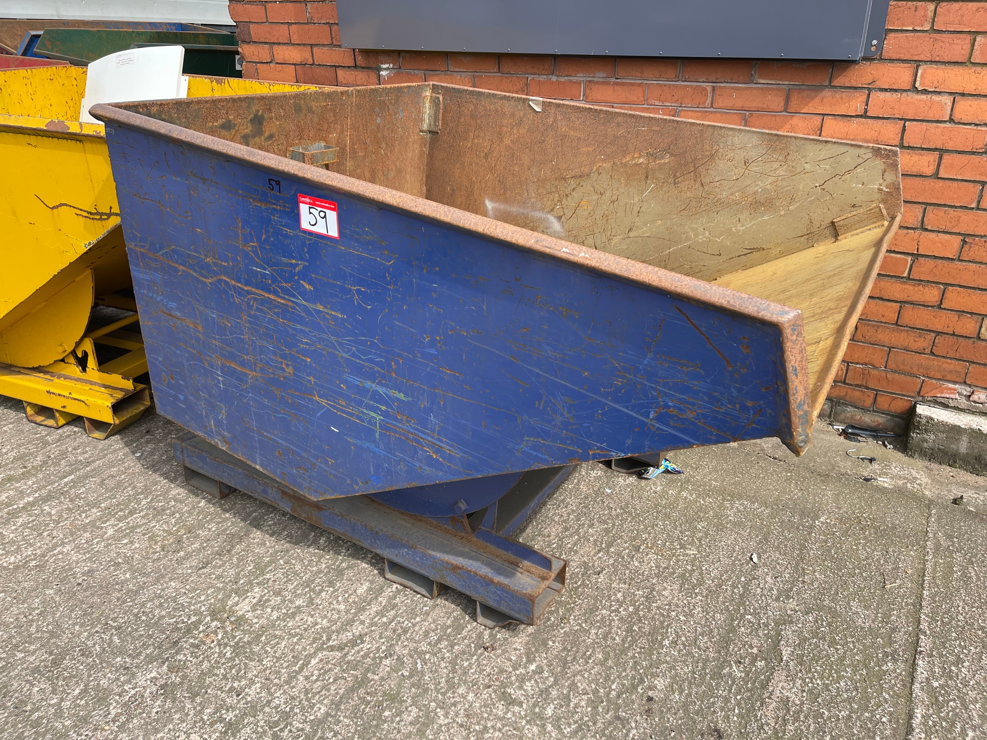 Dtec Fabrications DTS1250 FLT Tipping Skip Cap 1250ltr