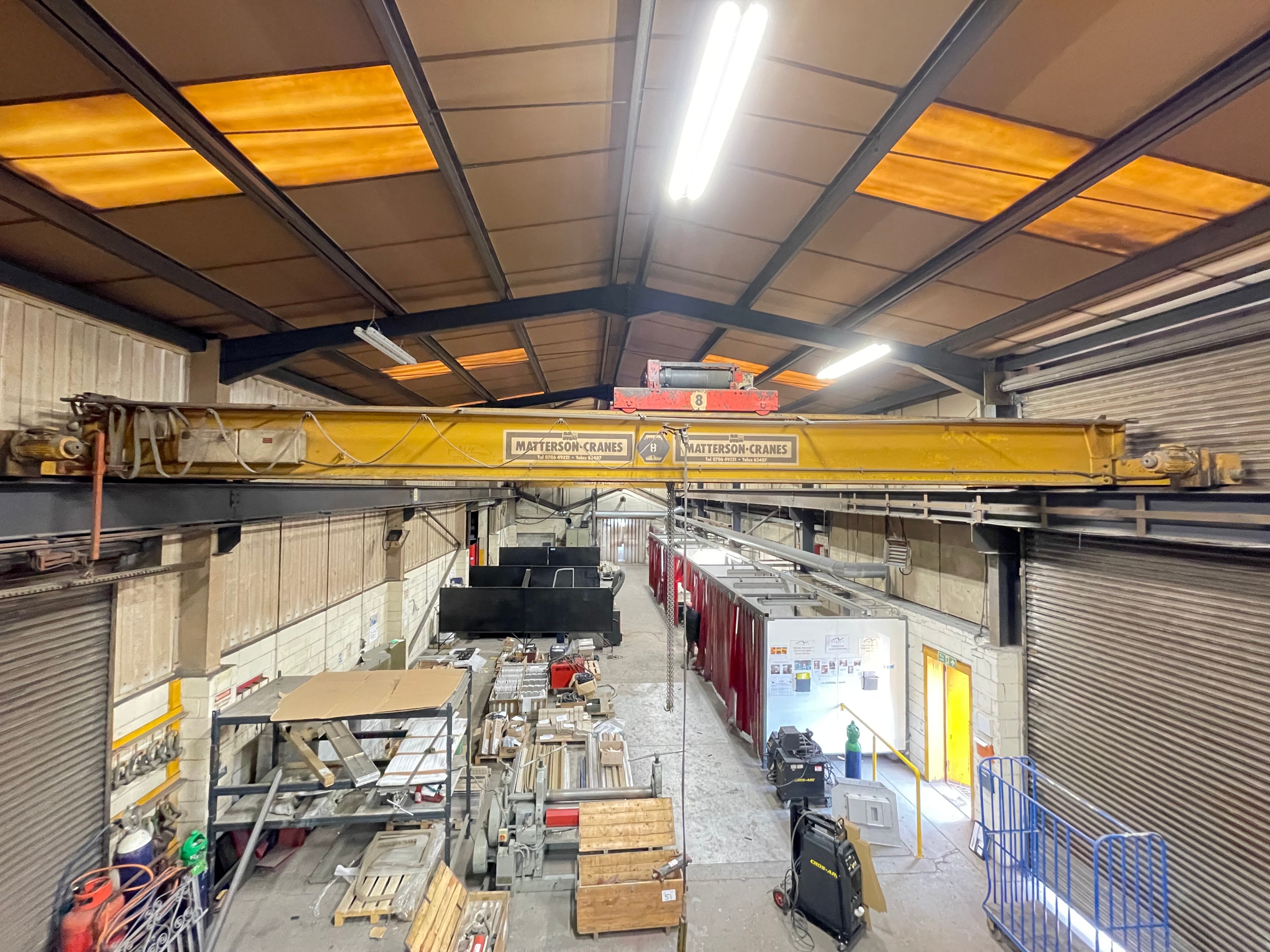Matterson Crane, 8t Twin Girder