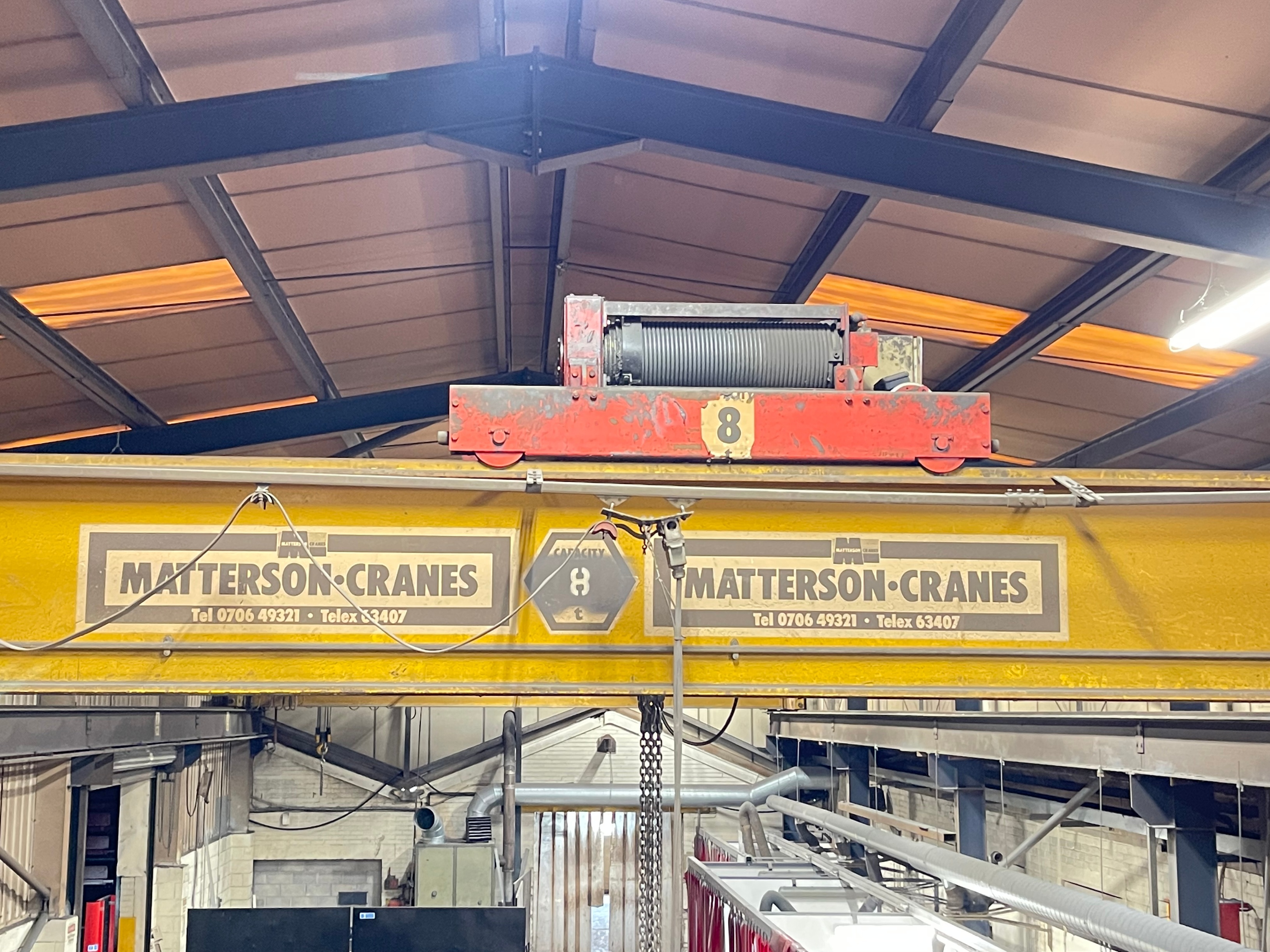 Matterson Crane, 8t Twin Girder