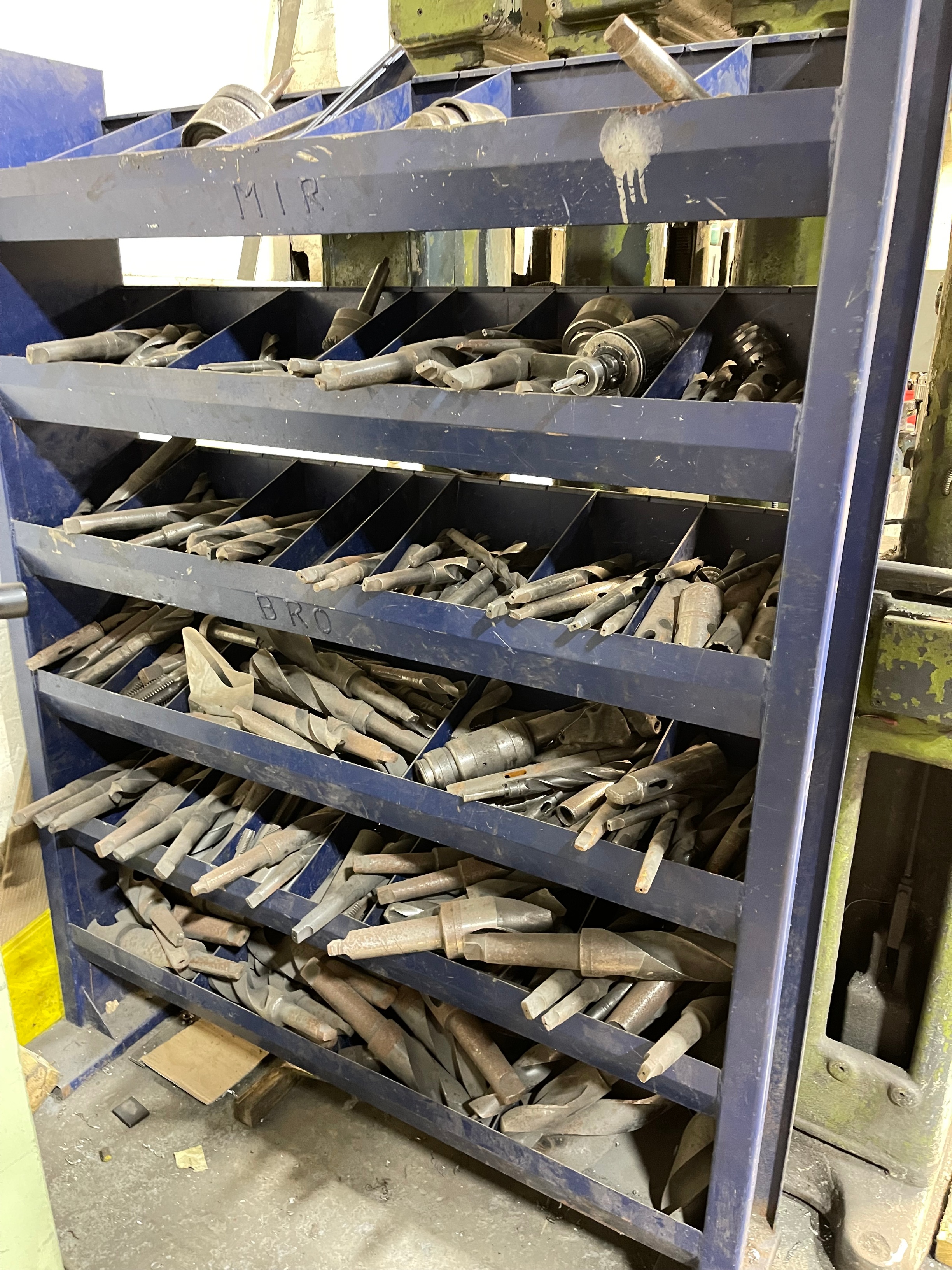 Large Quantity of Various size Morse Taper Drills