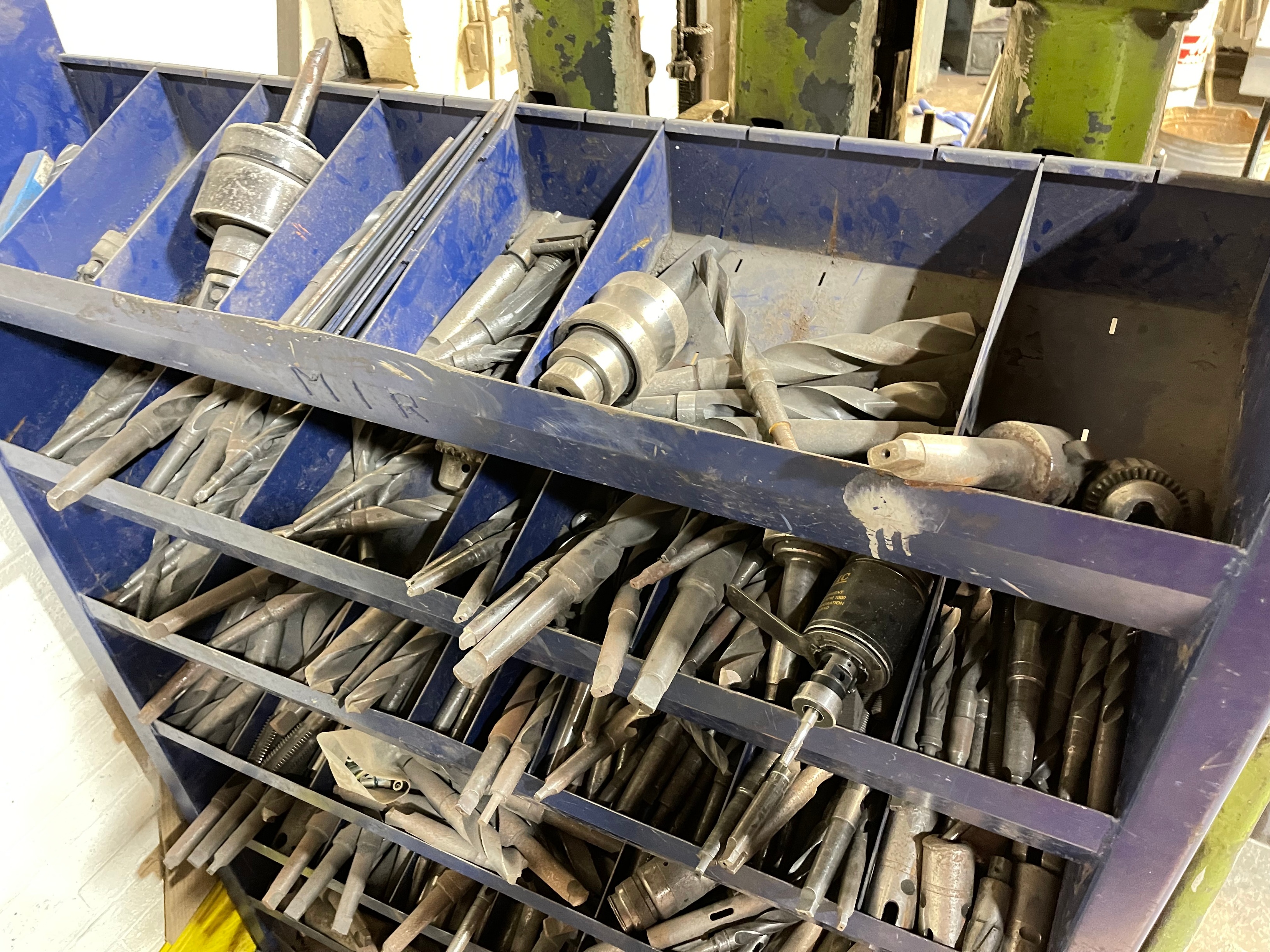 Large Quantity of Various size Morse Taper Drills