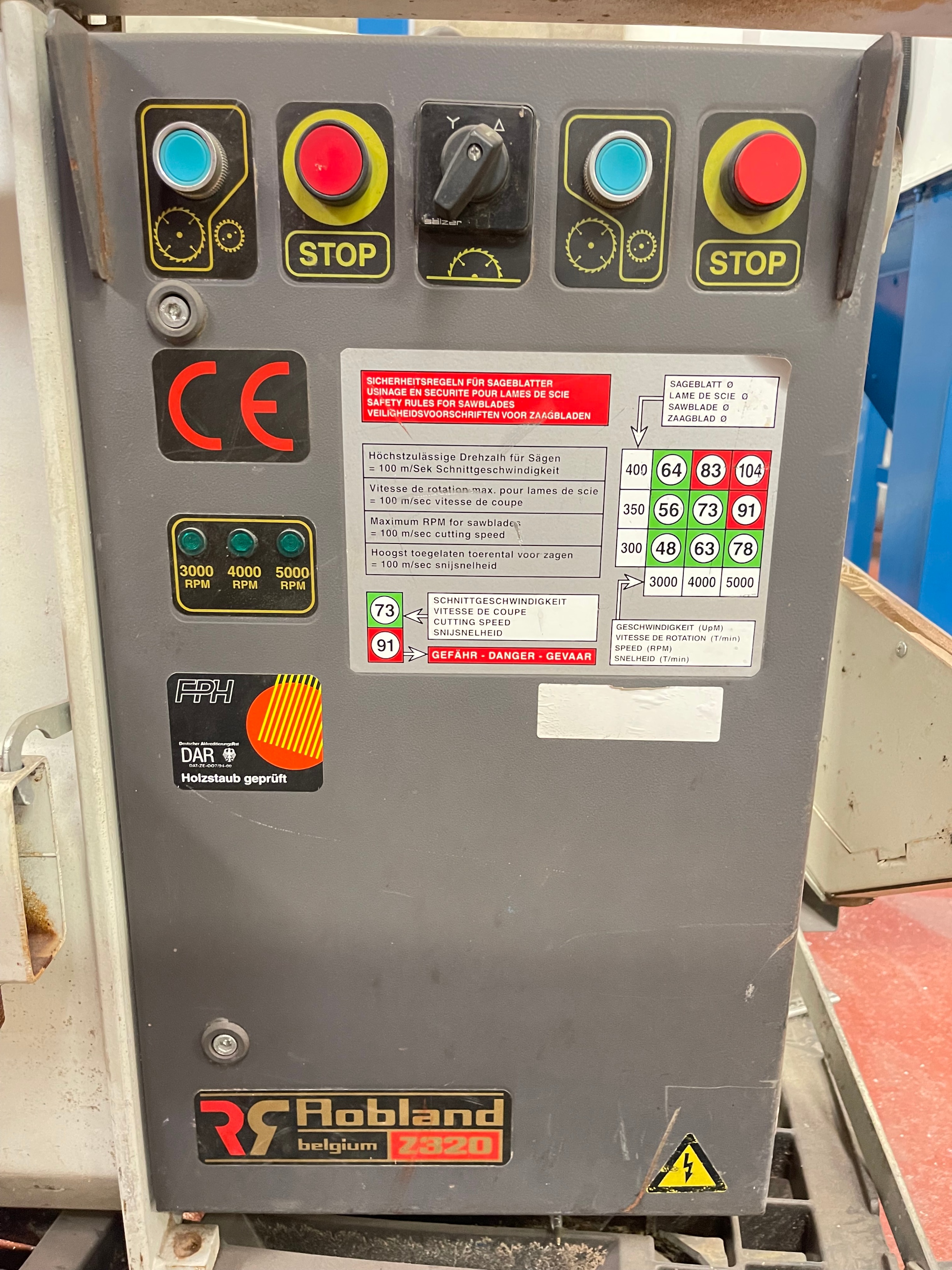 Robland Z320 Sliding Table Panel Saw