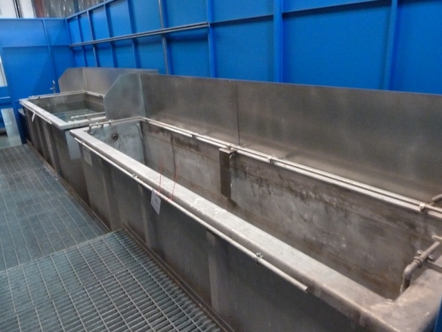 (2) Stainless Steel Quench Tanks
