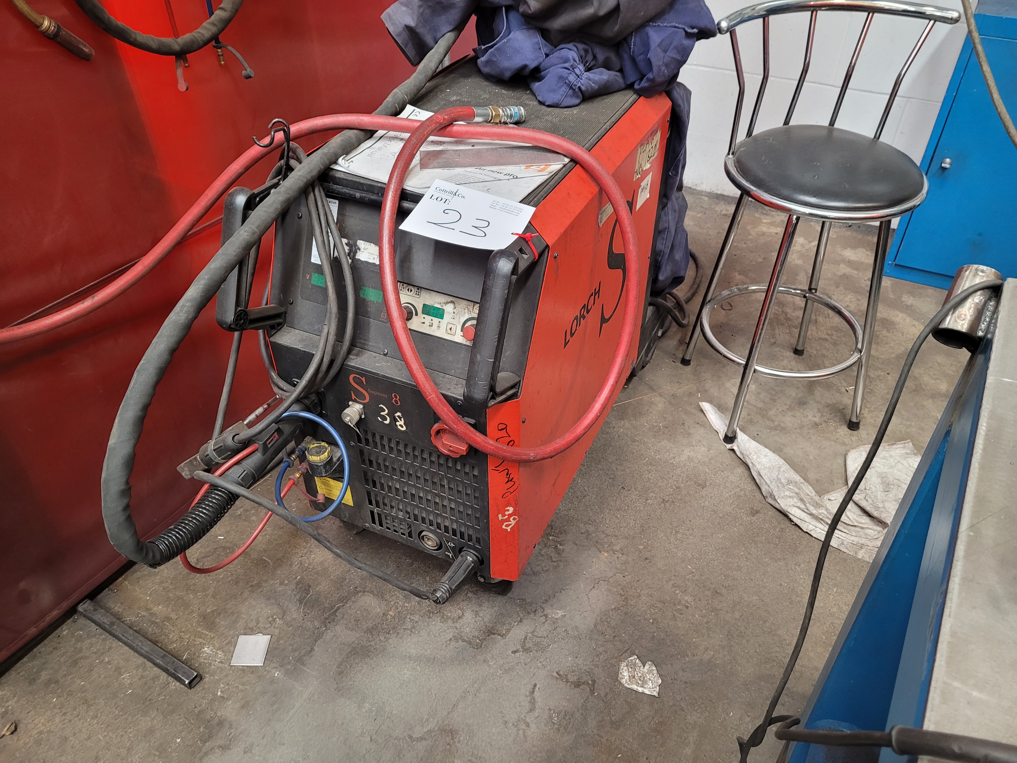 Lorch Saprom 8 Mig Welder 25 – 500 Amp Torch