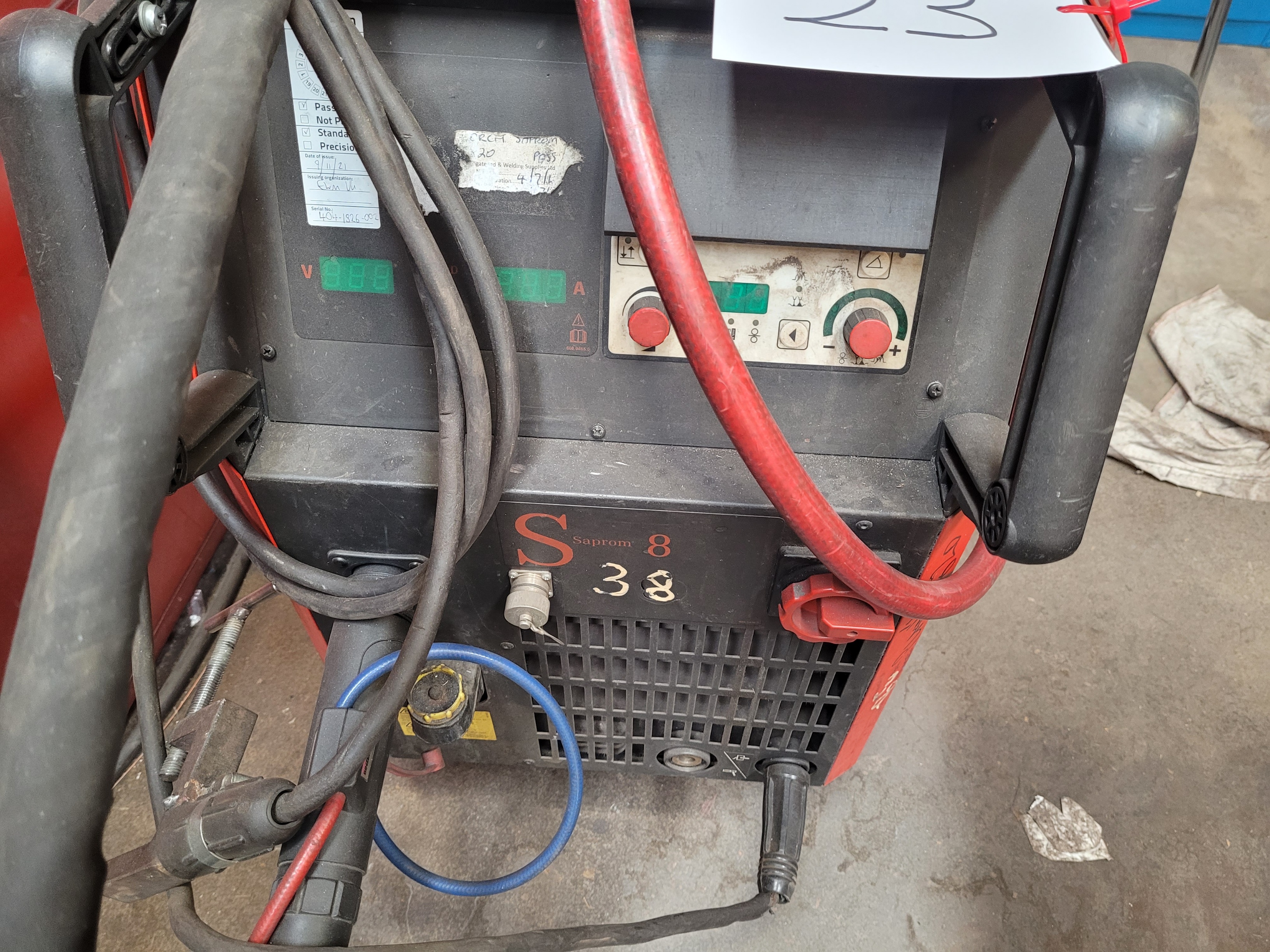 Lorch Saprom 8 Mig Welder 25 – 500 Amp Torch